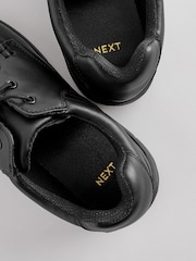 Negro - Corte ancho - Zapatos con cordones y costura en el borde - Imagen 6 de 6