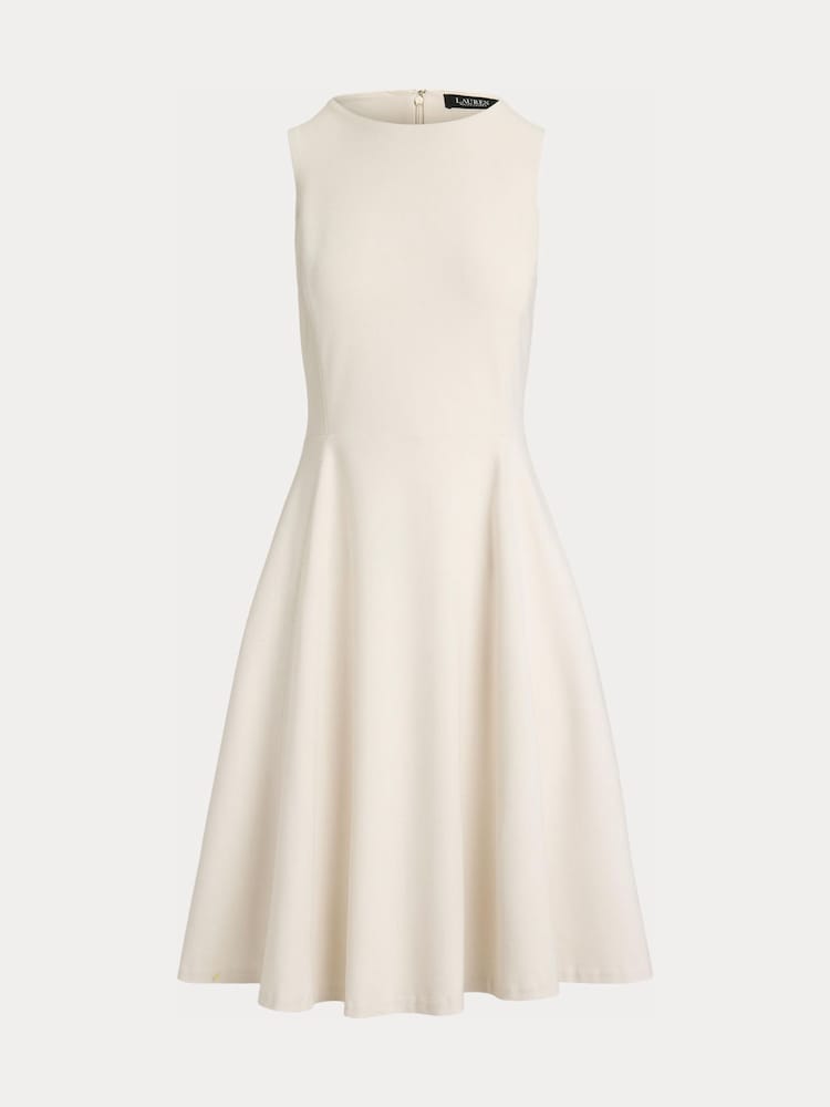 Lauren Ralph Lauren Cream Ponte Sleeveless Dress - Image 9 of 9 Lauren Ralph Lauren Cream Ponte Sleeveless Dress - Image 9 of 9