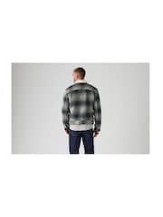 Серый в клетку Car Park - ® Куртка с меховой отделкой Levi's Type III - Изображение 2 из 4