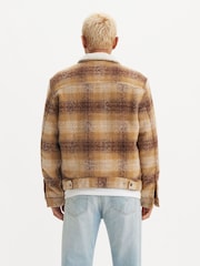 Levi's® Westin Plaid Curry Type III Sherpa Trucker Jacket - Image 2 of 7