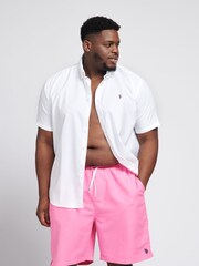 U.S. Polo Assn. Pink Core Swim Shorts - Image 1 of 6