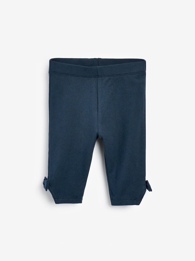 Navy Cropped Leggings (3mths-7yrs) - Image 1 of 3