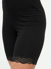 Black Cotton Blend Anti-Chafe Shorts 2 Pack - Image 5 of 5
