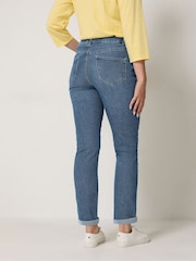 M&Co Blue Straight Leg Boyfriend Jeans - Image 3 of 6