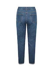M&Co Blue Straight Leg Boyfriend Jeans - Image 6 of 6
