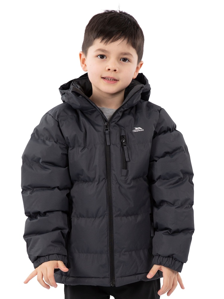 Gris - Chaqueta acolchada para niños Tuff de Trespass - Imagen 1 de 2