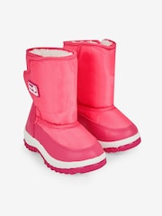 JoJo Maman Bébé Fuchsia Cosy Snow Boots - Image 1 of 4