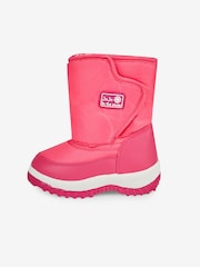 JoJo Maman Bébé Fuchsia Cosy Snow Boots - Image 3 of 4