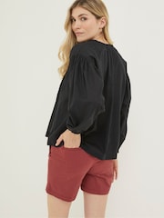 FatFace Black Lace Freya Blouse - Image 2 of 6