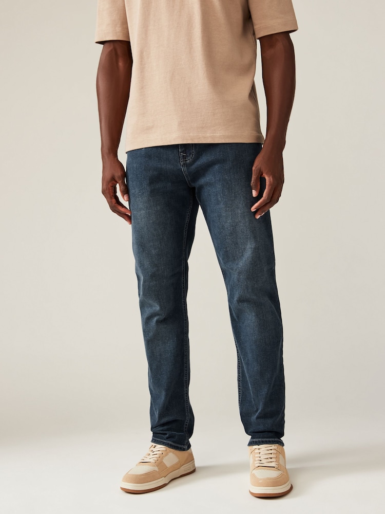 Albastru Vintage - Croială slim fit Classic Blugi elastici - Imaginea 2 din 10 Albastru Vintage - Croială slim fit Classic Blugi elastici - Imaginea 2 din 10