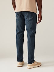 Albastru Vintage - Croială slim fit Classic Blugi elastici - Imaginea 3 din 10