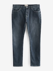 Albastru Vintage - Croială slim fit Classic Blugi elastici - Imaginea 6 din 10