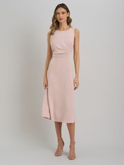 Gina Bacconi Pink Penny Sleeveless Shift Dress - Image 1 of 6