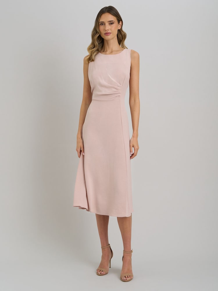 Gina Bacconi Pink Penny Sleeveless Shift Dress - Image 1 of 6