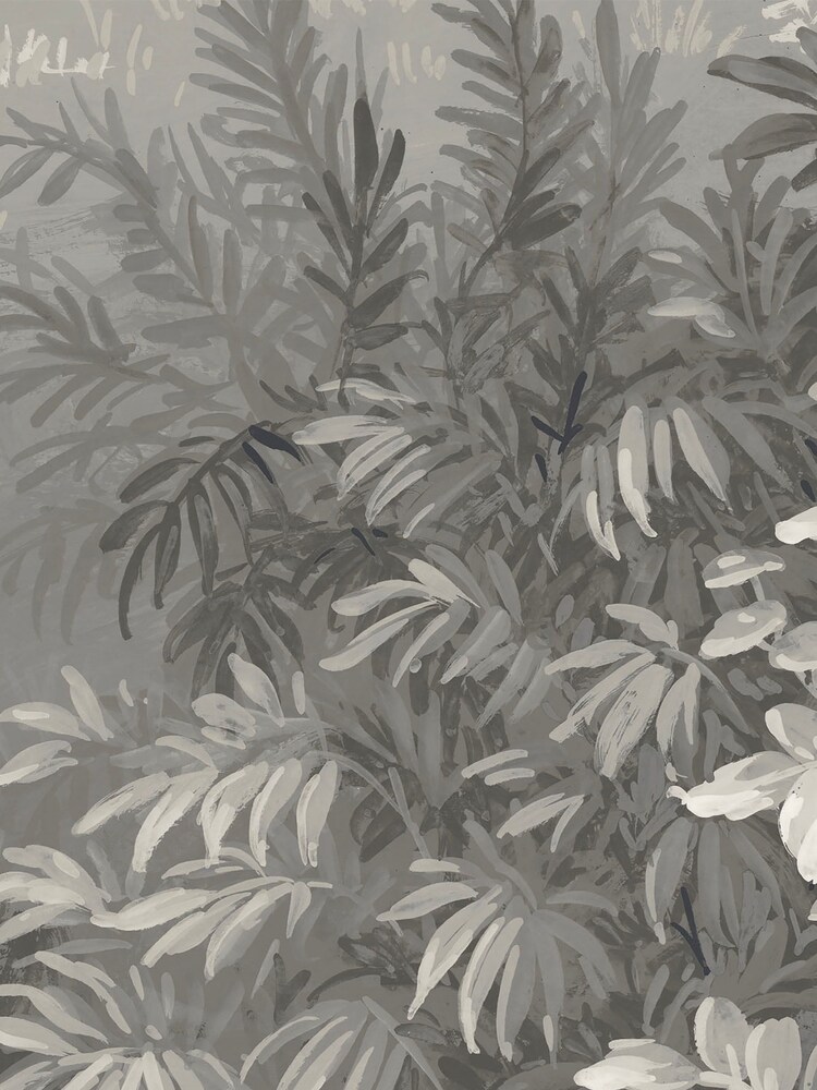 Woodchip & Magnolia Grey Nidra Mural Wallpaper - Image 4 of 4