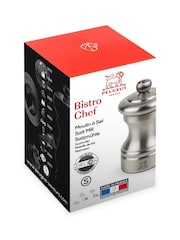 Peugeot Silver Manual Salt Mill in Stainless Steel 10cm - Image 5 of 5