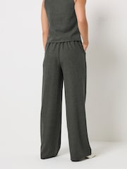 Long Tall Sally Grey Wide Leg Tailored Trousers - Image 3 of 6