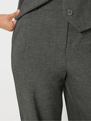 Long Tall Sally Grey Wide Leg Tailored Trousers - Image 4 of 6