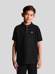 Lyle & Scott Black Boys Classic Polo Shirt - Image 1 of 4