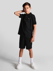 Lyle & Scott Black Boys Classic Polo Shirt - Image 2 of 4