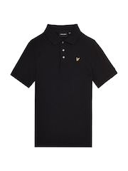 Lyle & Scott Black Boys Classic Polo Shirt - Image 3 of 4