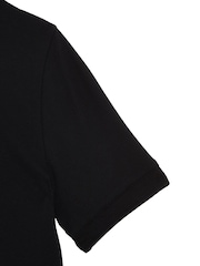Lyle & Scott Black Plain Polo Shirt - Image 7 of 7