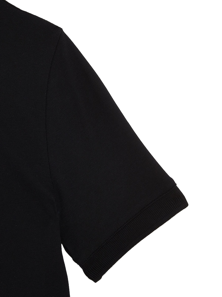 Lyle & Scott Black Plain Polo Shirt - Image 7 of 7