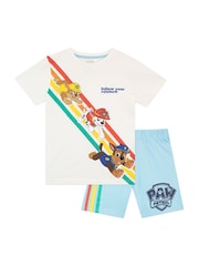 Character Green Paw Patrol 100% Cotton T-Shirt and Shorts Set - Image 1 of 4