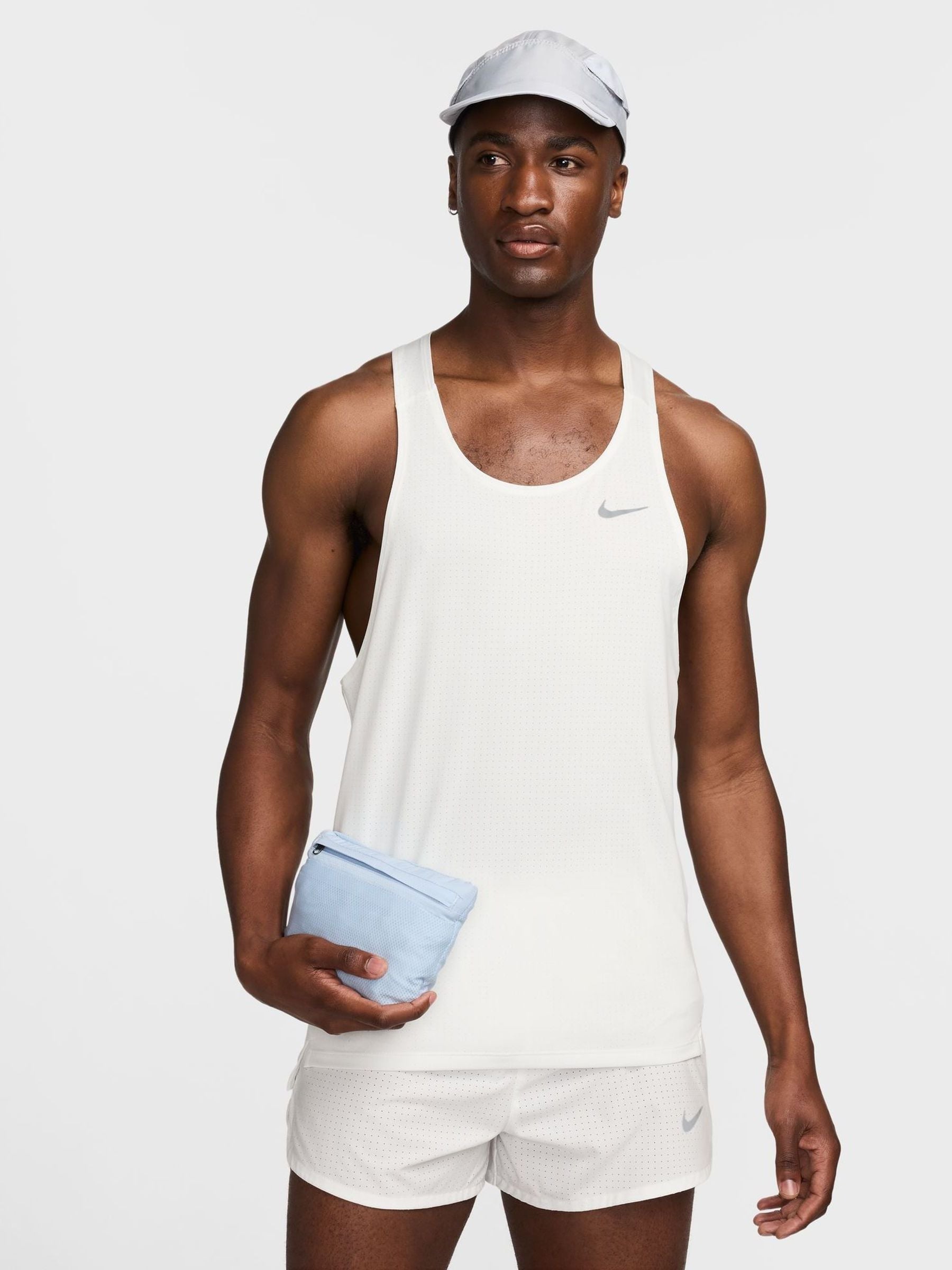 White nike undershirt top