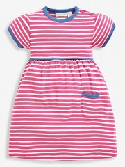 Orquídeas - JoJo Maman Bébé Vestido de verano a rayas esenciales para niñas - Imagen 1 de 1