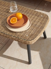 MADE.COM Natural Jonah Garden Poly Rattan Lounge Set - Image 3 of 8
