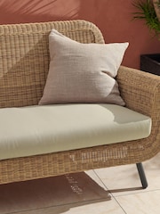 MADE.COM Natural Jonah Garden Poly Rattan Lounge Set - Image 4 of 8