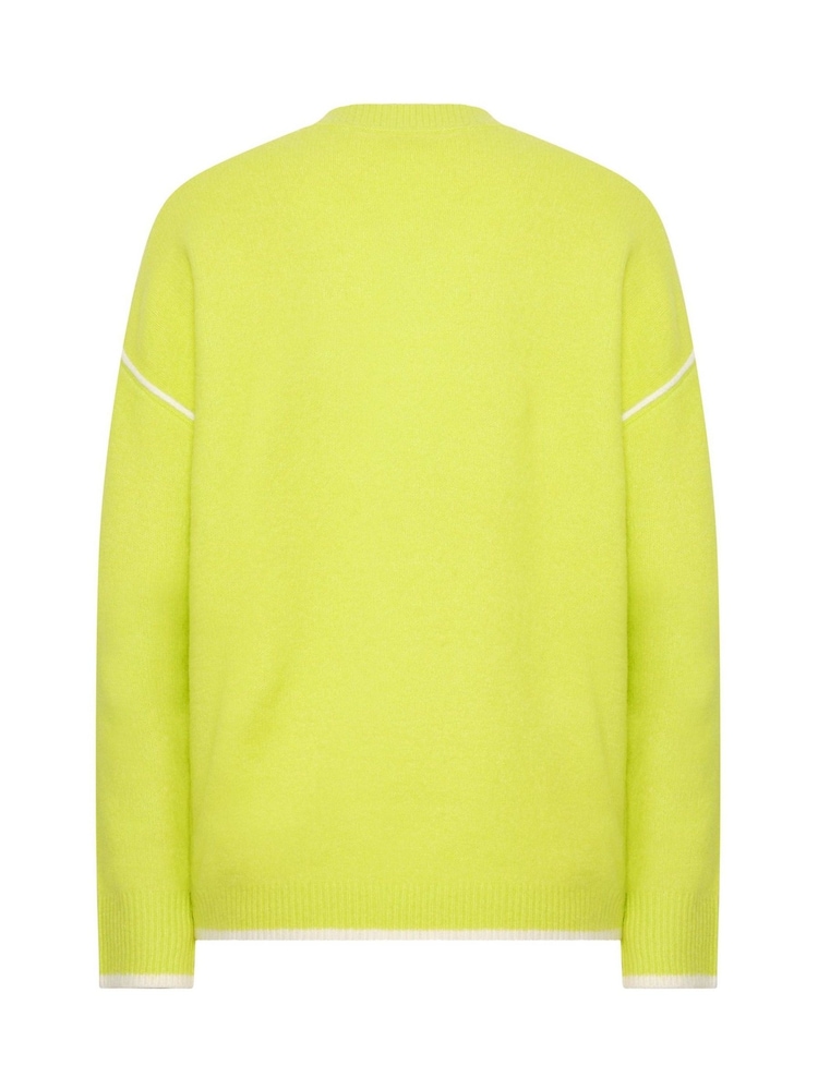 Long Tall Sally Green Tipped Detail Knitted Jumper - Image 6 of 6 Long Tall Sally Green Tipped Detail Knitted Jumper - Image 6 of 6