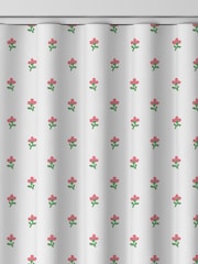 Laura Ashley Peony Pink Wood Violet Made to Measure 100% Cotton Curtains - Image 8 of 9
