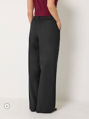 Long Tall Sally Black Wide Leg Tailored Trousers - Image 3 of 6