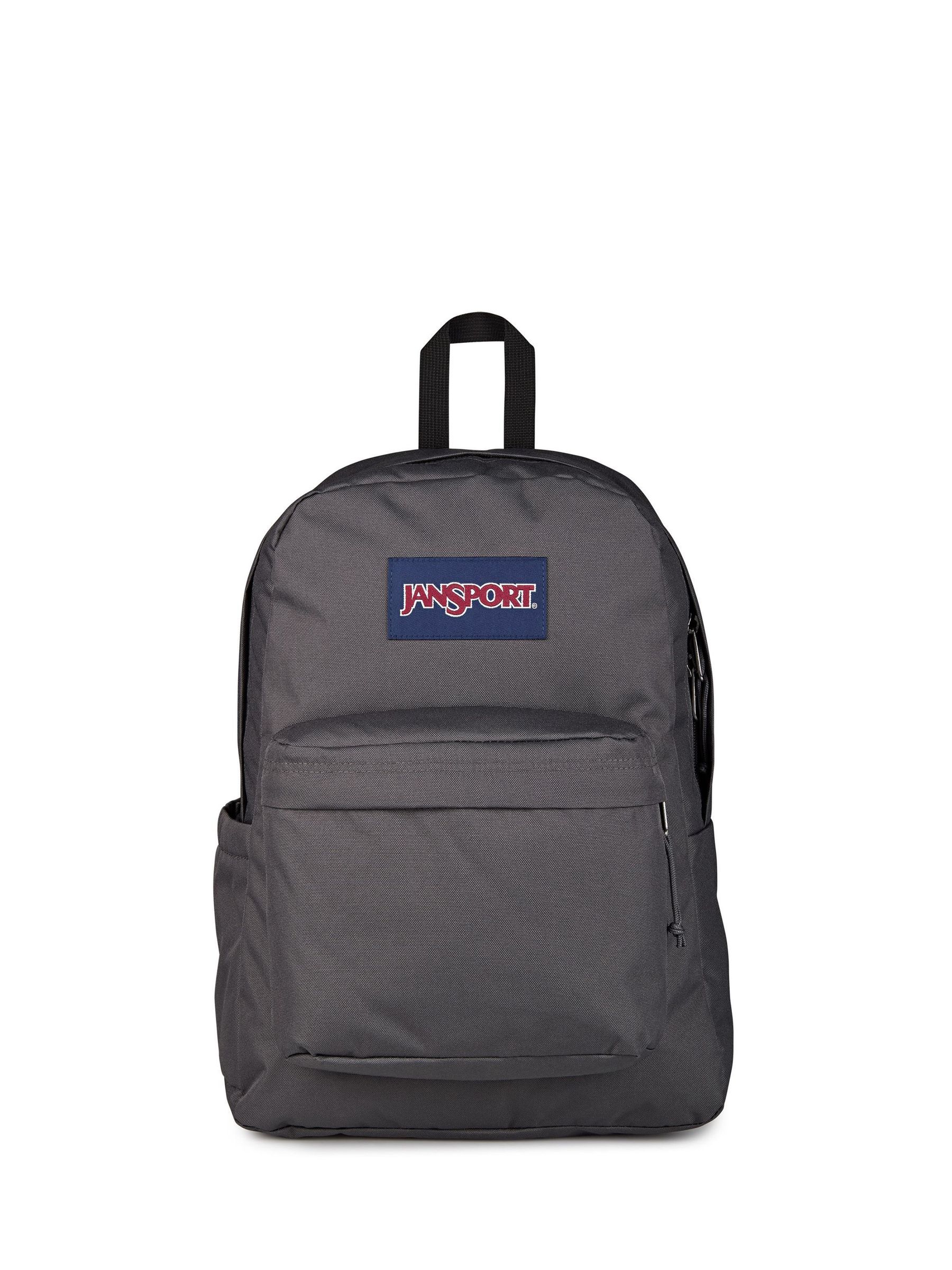 grey jansport bag Right Pack Backpack  Runnin' Wild Kids The Jansport Superbreak Backpack is a super popular style that will never go out of fashion JanSport Unisex Cross Town Graphite