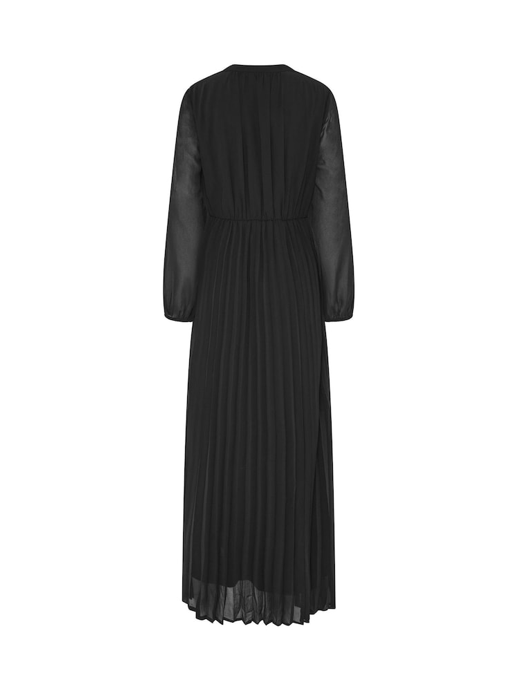 שחור - Long Tall Sally שמלת ז'ורז'ט בגזרת מקסי עם קפלים - תמונה 6 מתוך 6 שחור - Long Tall Sally שמלת ז'ורז'ט בגזרת מקסי עם קפלים - תמונה 6 מתוך 6