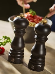 Peugeot Chocolate Set of Manual Salt and Pepper Mills in Wood 18cm - Image 3 of 6