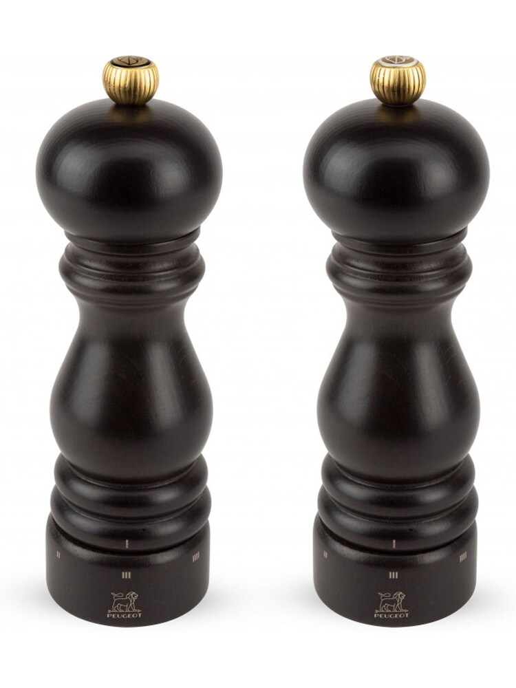 Peugeot Chocolate Set of Manual Salt and Pepper Mills in Wood 18cm - Image 6 of 6 Peugeot Chocolate Set of Manual Salt and Pepper Mills in Wood 18cm - Image 6 of 6
