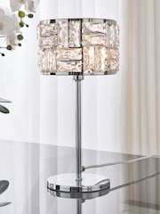 Chrome Alexis Table Lamp - Image 1 of 8