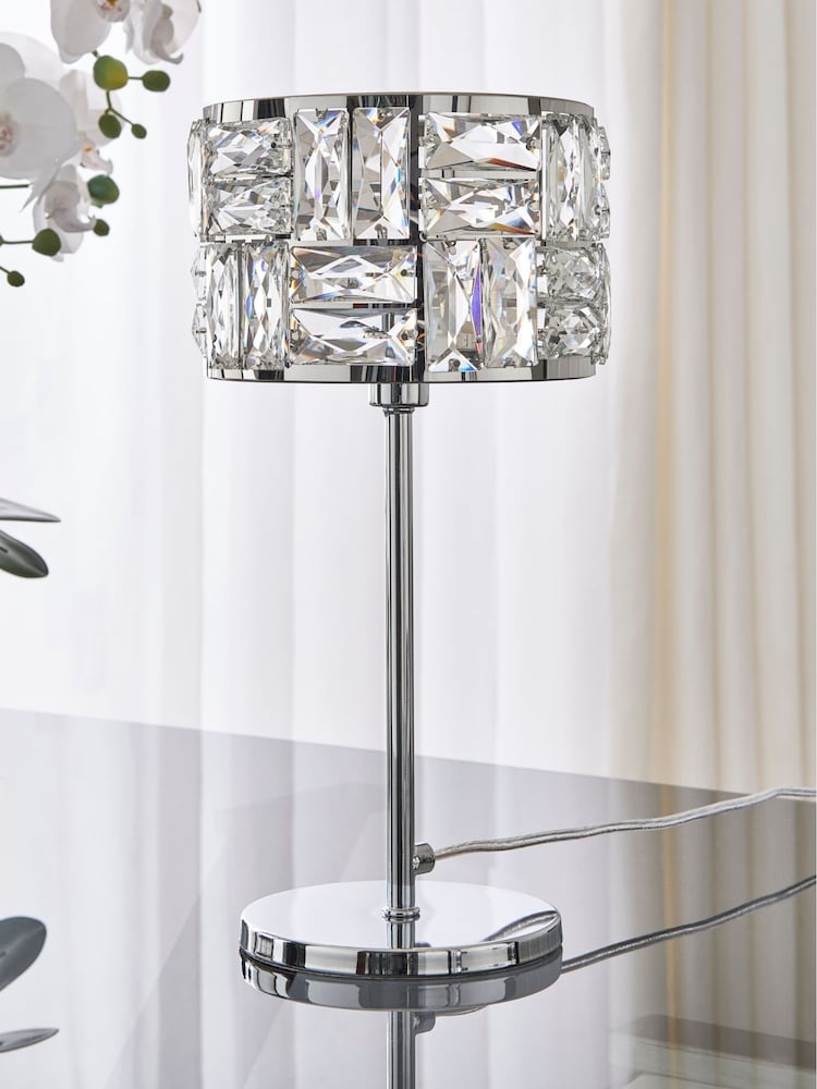 Chrome Alexis Table Lamp - Image 2 of 8