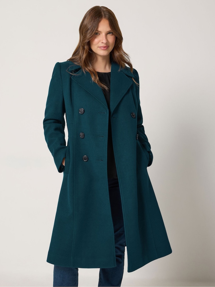 M&Co Green Tailored Coat - Image 1 of 6 M&Co Green Tailored Coat - Image 1 of 6