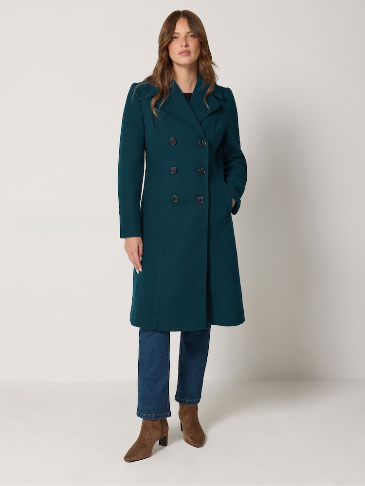 M&Co Green Tailored Coat - Image 2 of 6 M&Co Green Tailored Coat - Image 2 of 6