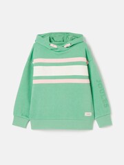 Joules Haley Green Colourblock Hoodie - Image 1 of 5