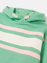 Joules Haley Green Colourblock Hoodie - Image 3 of 5