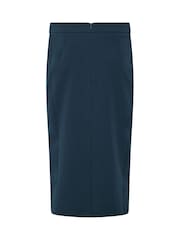M&Co Blue Tab Detail Pencil Skirt - Image 6 of 6