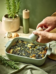 Peugeot Sage Green Ceramic 25cm Rectangle Oven Dish - Image 2 of 6