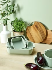 Peugeot Sage Green Ceramic 25cm Rectangle Oven Dish - Image 4 of 6