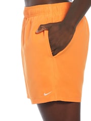 Nike Orange 5 Inch Essential Volley Swim Shorts - Image 5 of 7