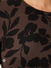 M&Co Petite Floral Printed Jumper - Bild 4 von 6